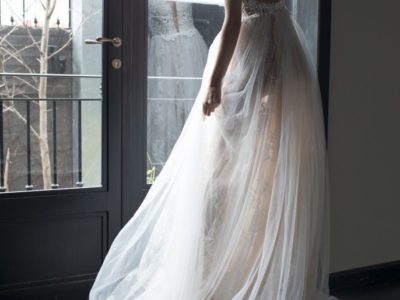 Riki Dalal haute couture jurk! Een perfecte combinatie van sexy én romantisch.