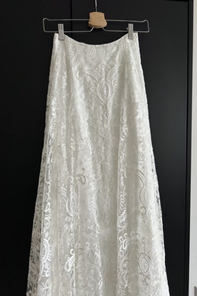 2 piece wedding dress by French designer Rime Arodaky